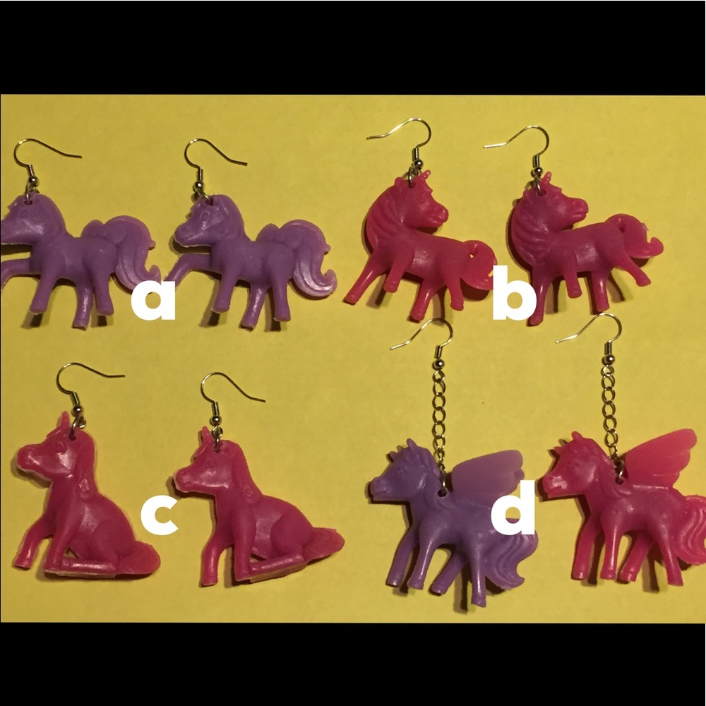Pony/Unicorn Earrings